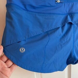 Blue lululemon shorts